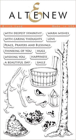 Altenew Clear Stamps Z - Birch Land Stamp Set