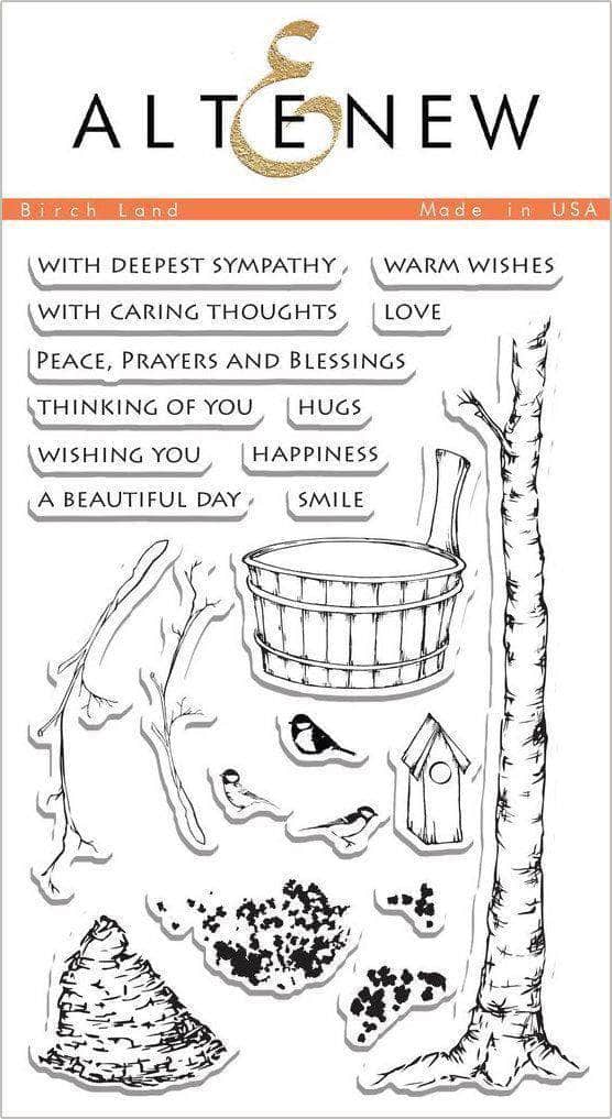 Altenew Clear Stamps Z - Birch Land Stamp Set