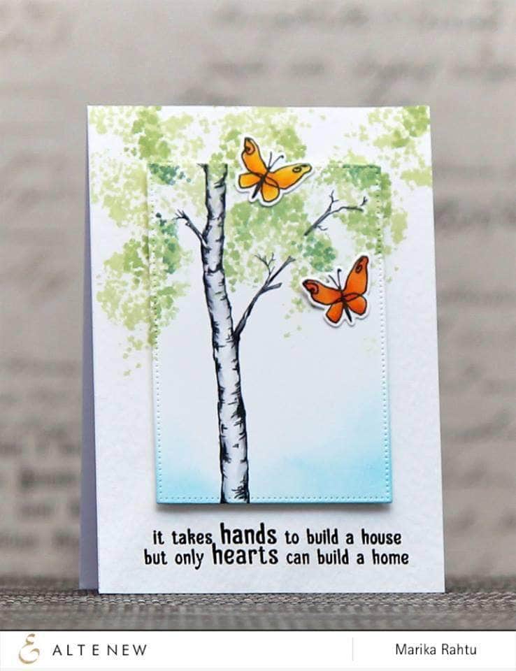 Altenew Clear Stamps Z - Birch Land Stamp Set