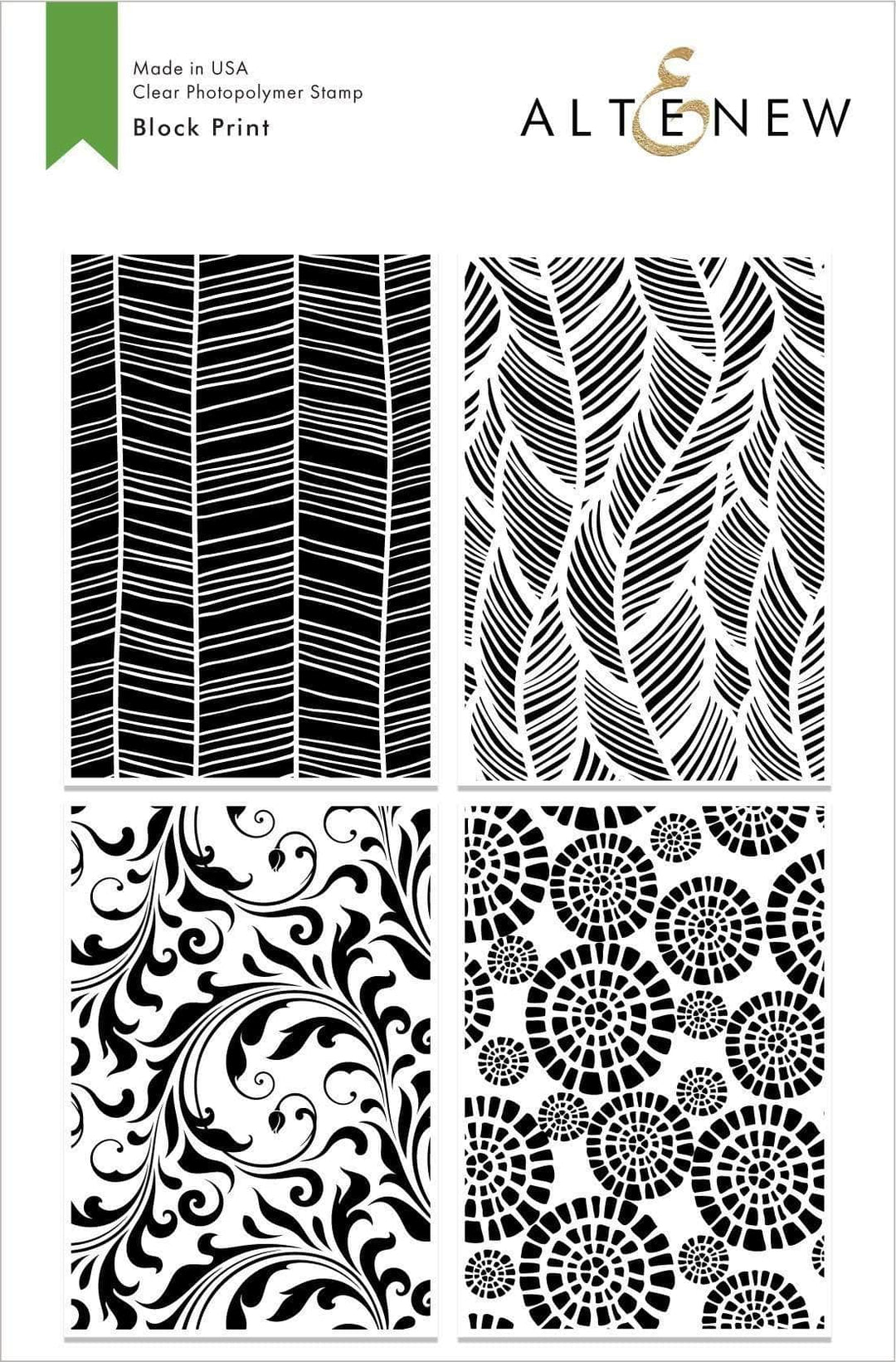 Photocentric Clear Stamps Z - Block Print Stamp Set