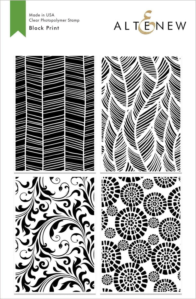 Photocentric Clear Stamps Z - Block Print Stamp Set