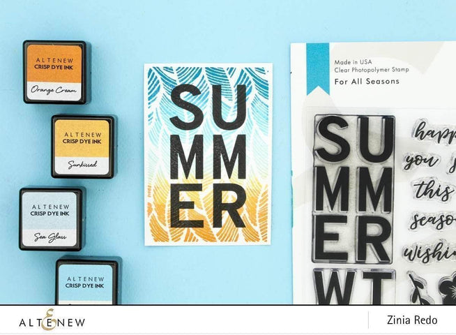Photocentric Clear Stamps Z - Block Print Stamp Set