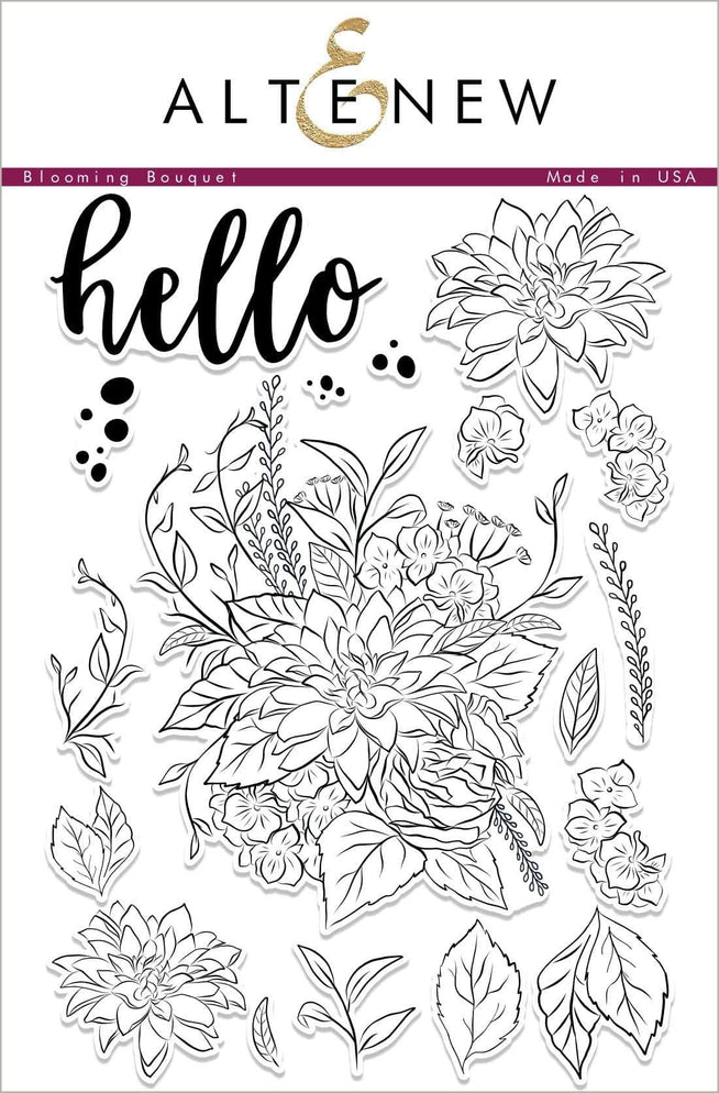 Photocentric Clear Stamps Blooming Bouquet Stamp Set