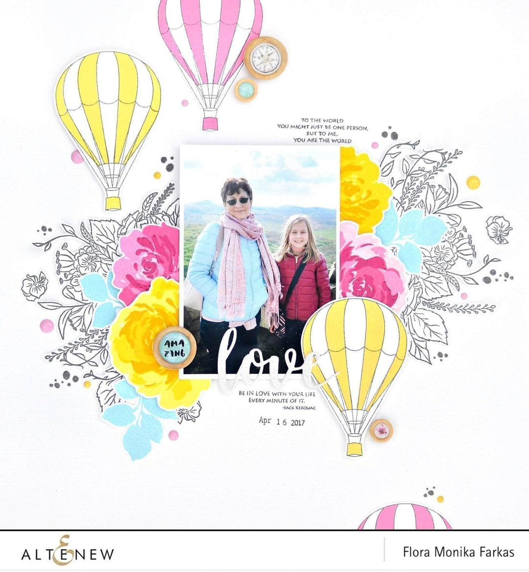 Photocentric Clear Stamps Blooming Bouquet Stamp Set