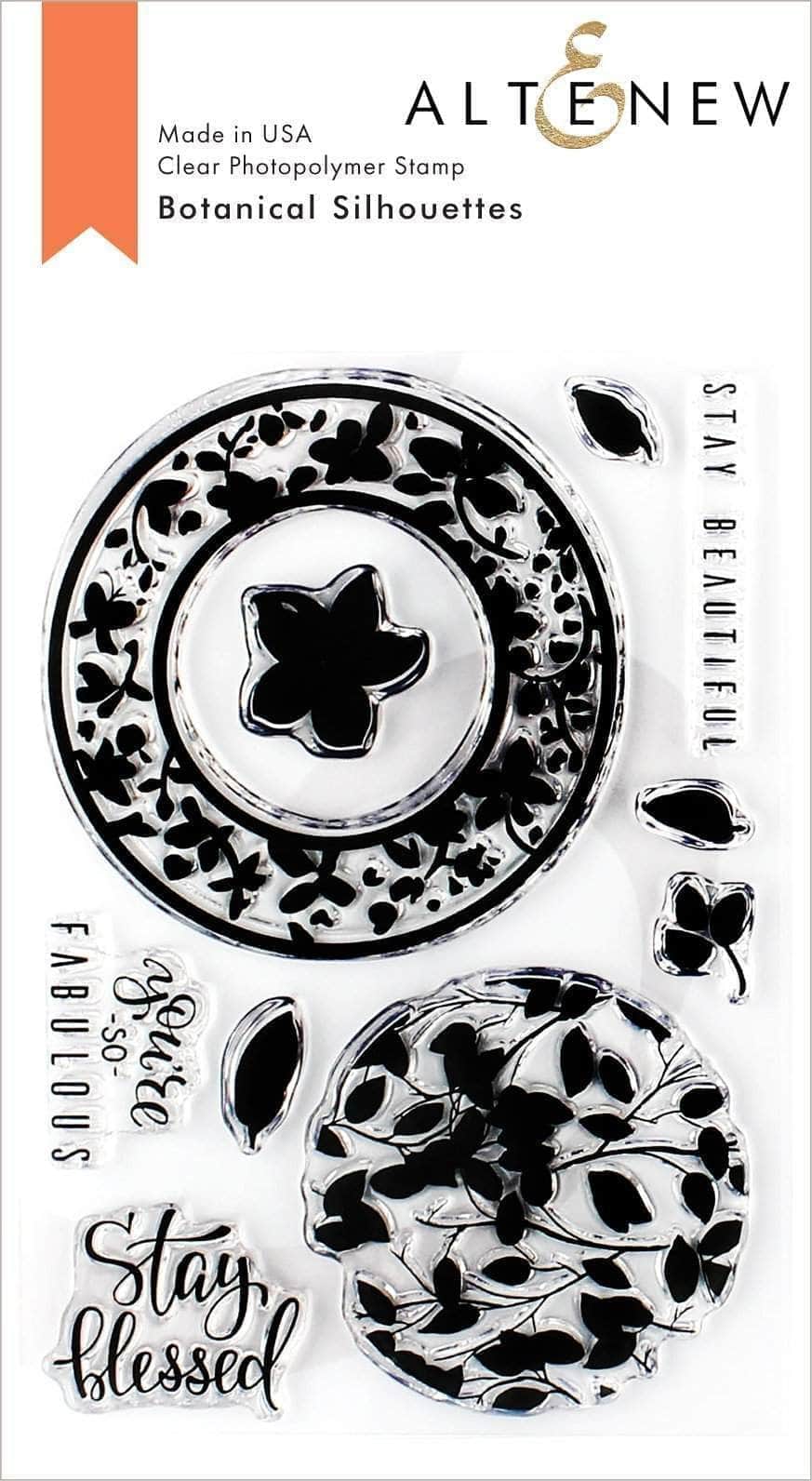 Photocentric Clear Stamps Botanical Silhouettes Stamp Set