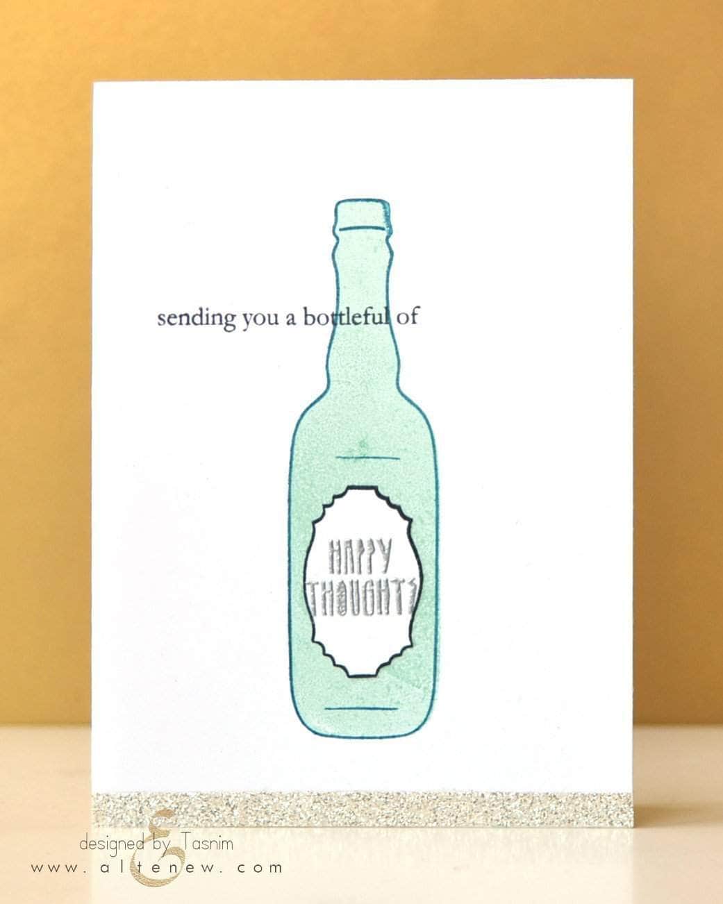 Altenew Clear Stamps Z - Bottleful of Stamp Set