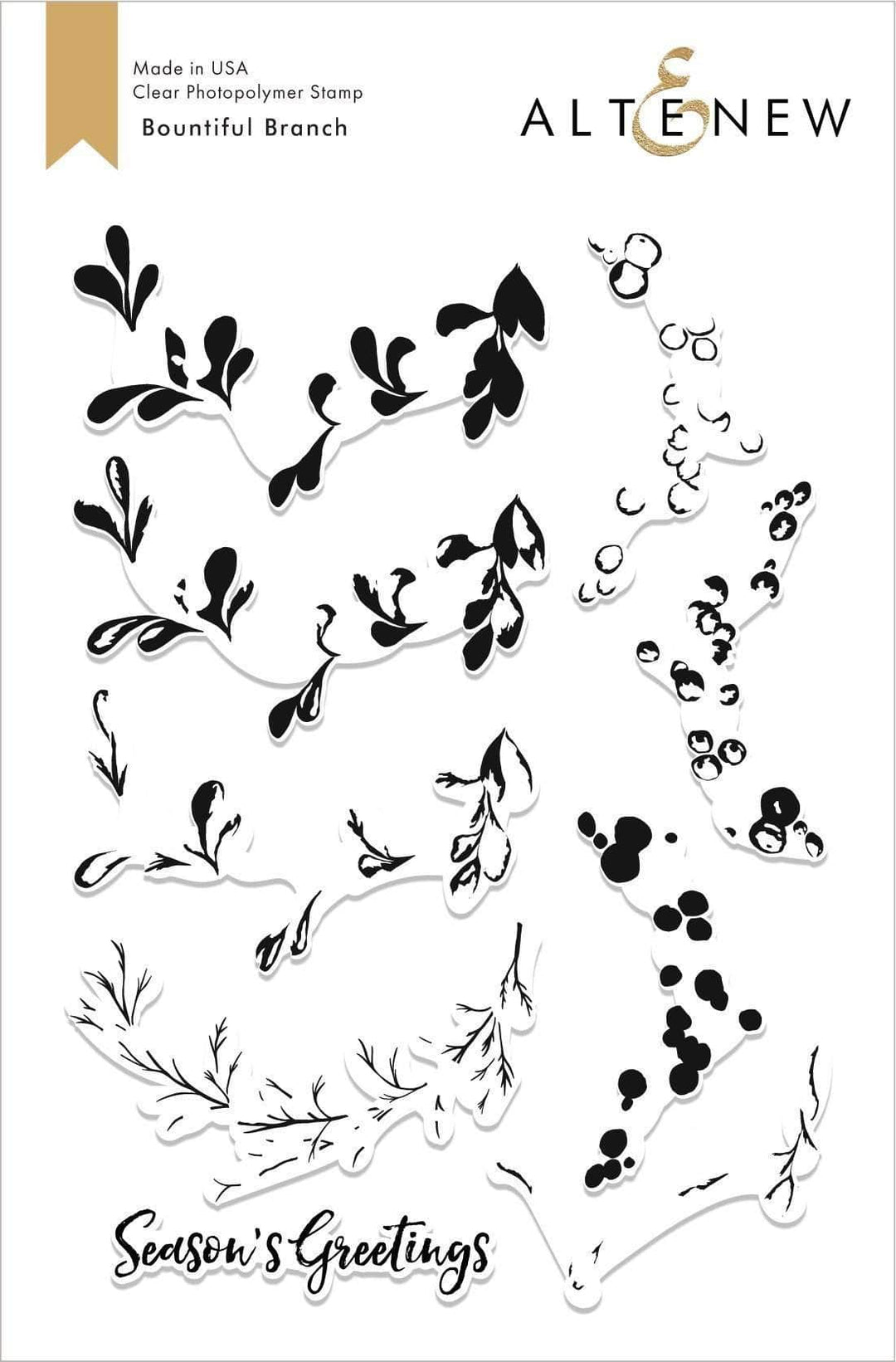 Photocentric Clear Stamps Z - Bountiful Branch Stamp Set