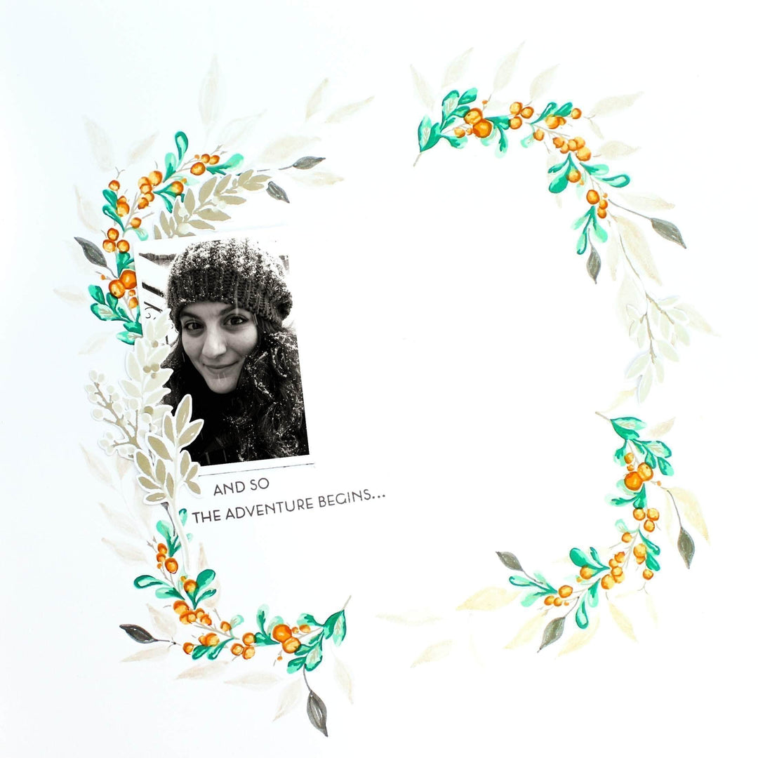 Photocentric Clear Stamps Z - Bountiful Branch Stamp Set