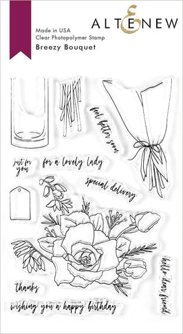 Photocentric Clear Stamps Breezy Bouquet Stamp Set