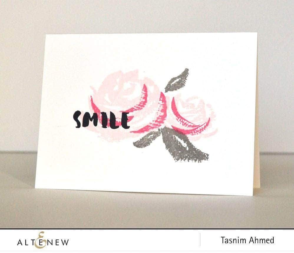 Altenew Clear Stamps Brush Art Floral Stamp Set