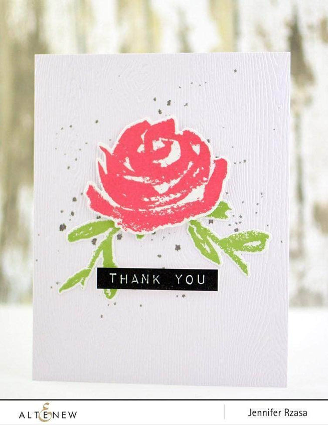 Altenew Clear Stamps Brush Art Floral Stamp Set