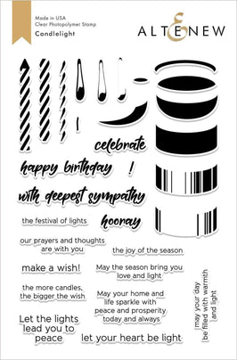 Photocentric Clear Stamps Z - Candlelight Stamp Set