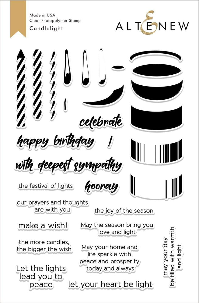 Photocentric Clear Stamps Z - Candlelight Stamp Set