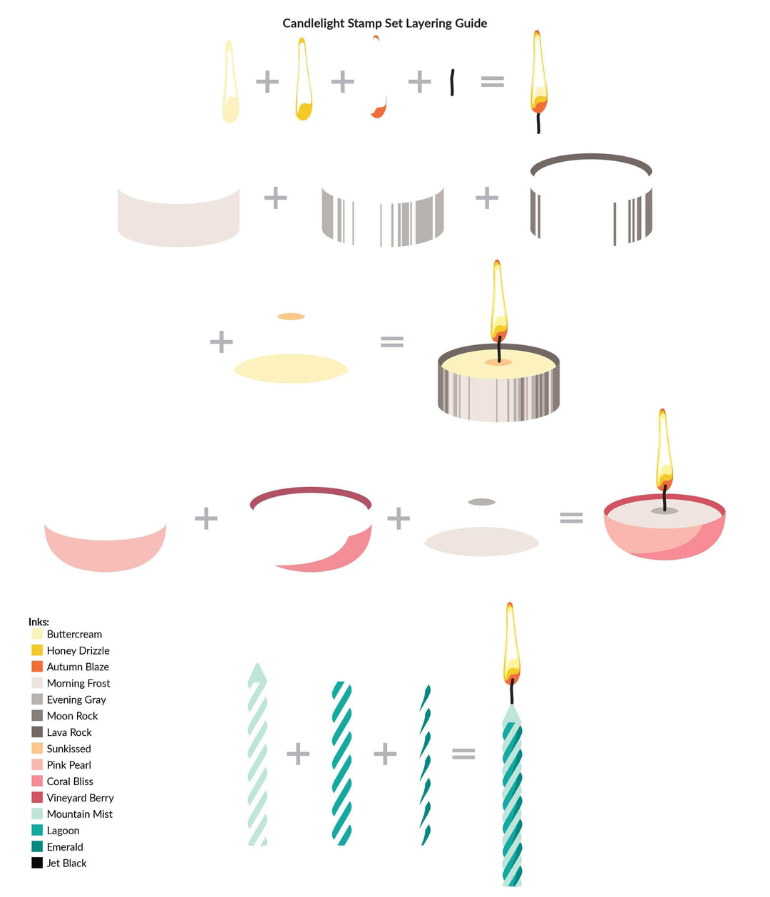 Photocentric Clear Stamps Z - Candlelight Stamp Set
