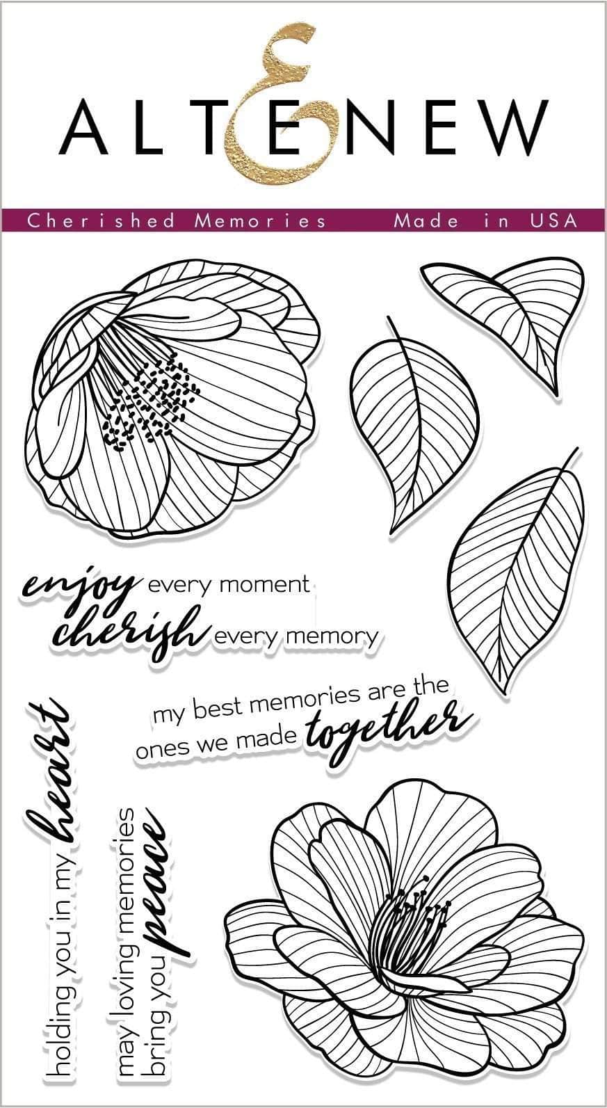 Photocentric Clear Stamps Cherished Memories Stamp Set