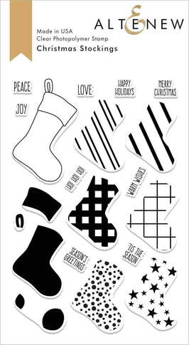 Photocentric Clear Stamps Christmas Stockings Stamp Set