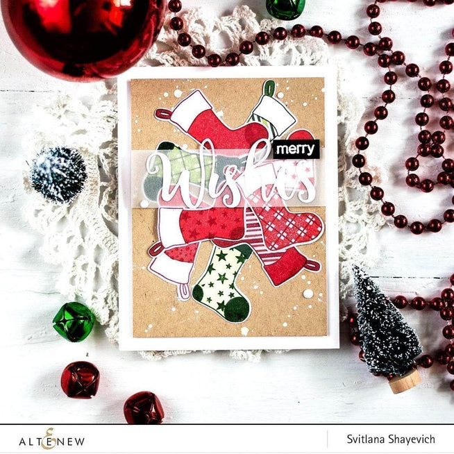 Photocentric Clear Stamps Christmas Stockings Stamp Set
