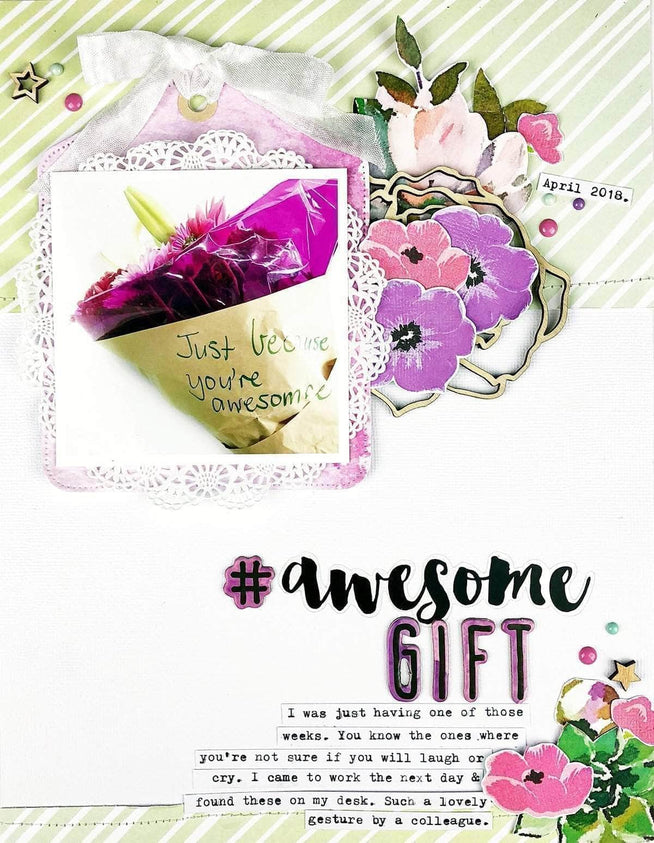 Photocentric Clear Stamps Climbing Clematis Stamp Set