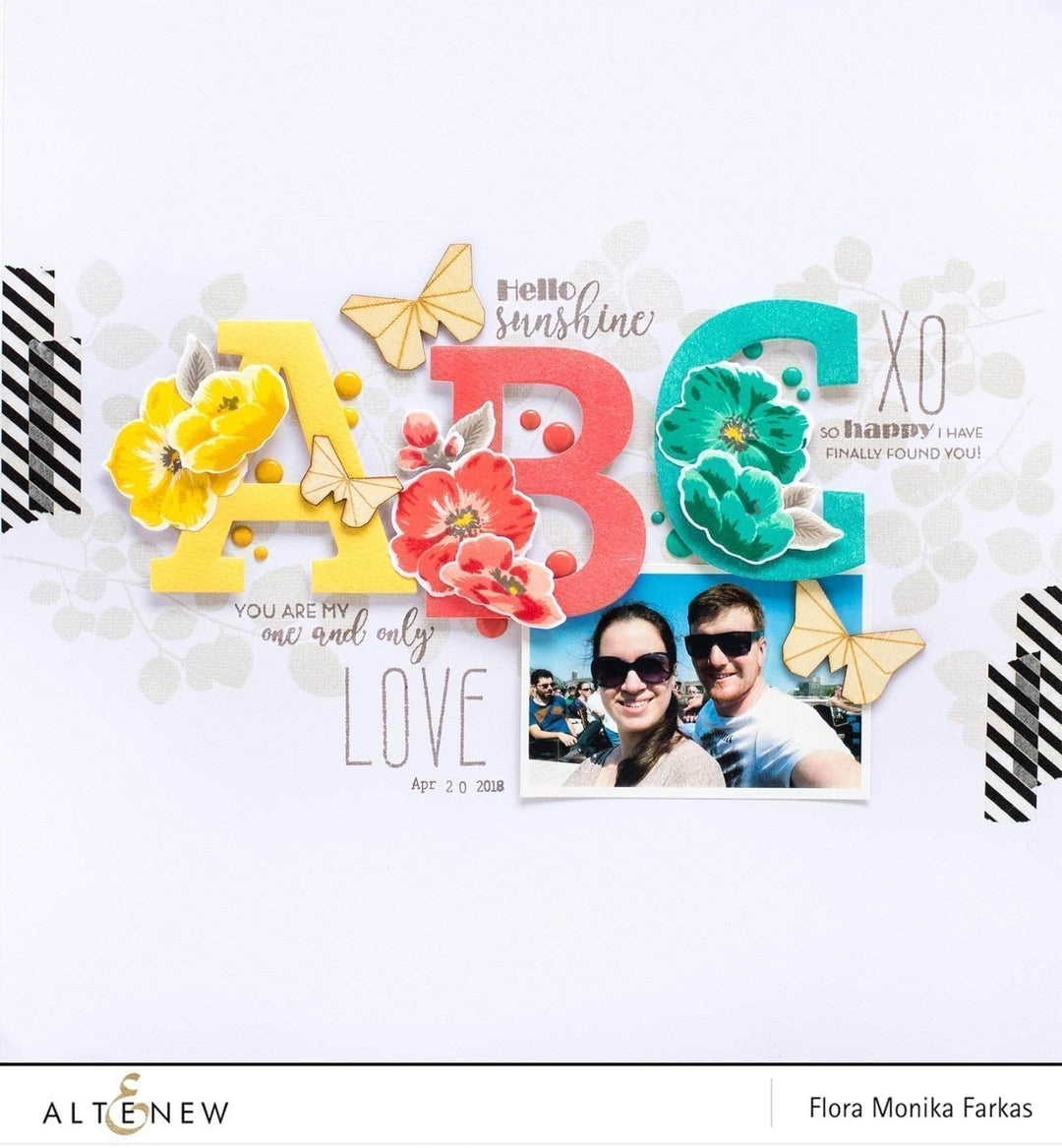 Photocentric Clear Stamps Climbing Clematis Stamp Set