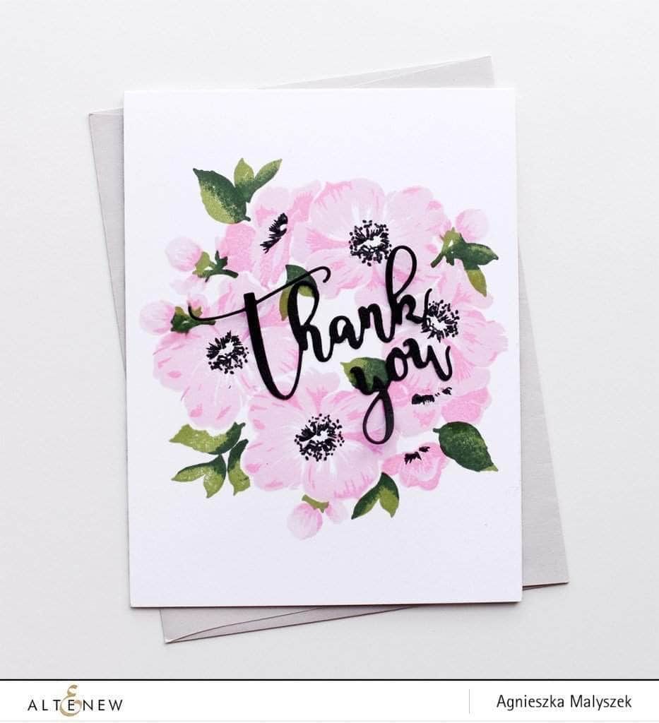 Photocentric Clear Stamps Climbing Clematis Stamp Set