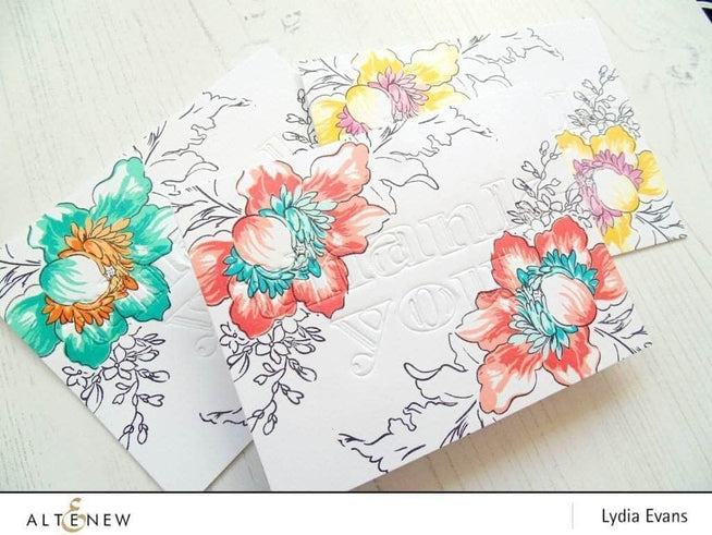 Photocentric Clear Stamps Crown Bloom Stamp Set