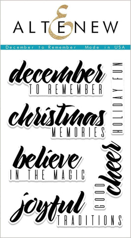 Z - December to Remember Stamp Set