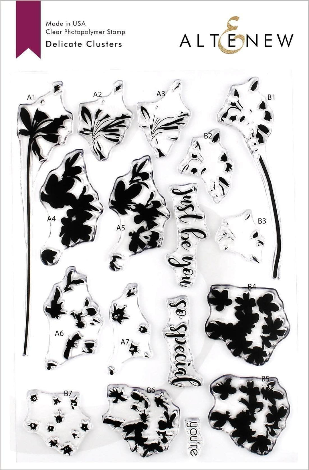 Photocentric Clear Stamps Z - Delicate Clusters Stamp Set
