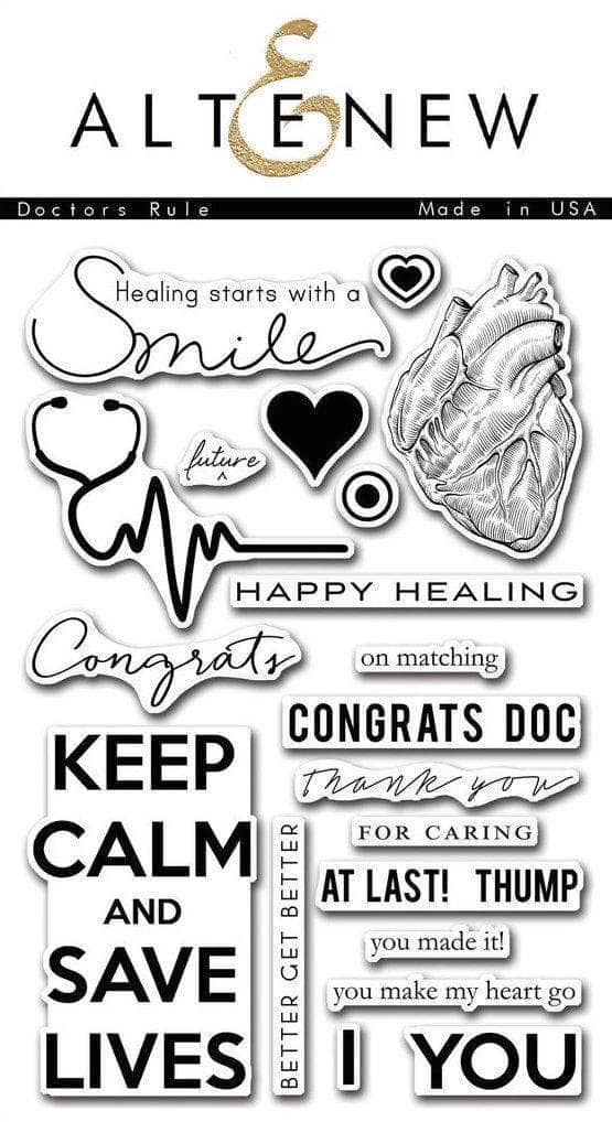 Photocentric Clear Stamps Doctors Rule Stamp Set