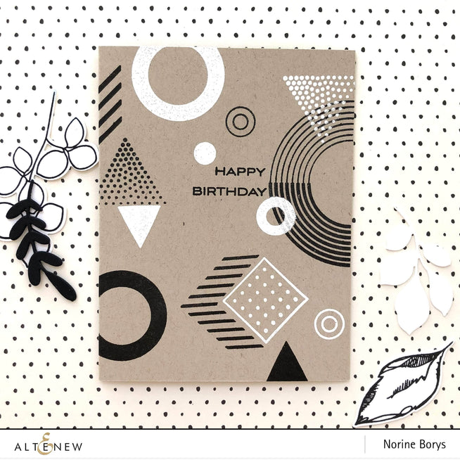 Photocentric Clear Stamps Z - Dot Art Stamp Set