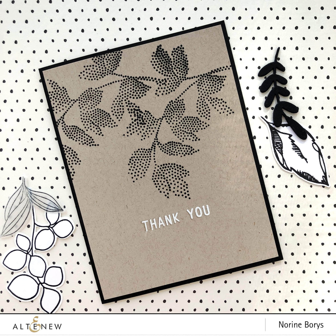 Photocentric Clear Stamps Z - Dot Art Stamp Set