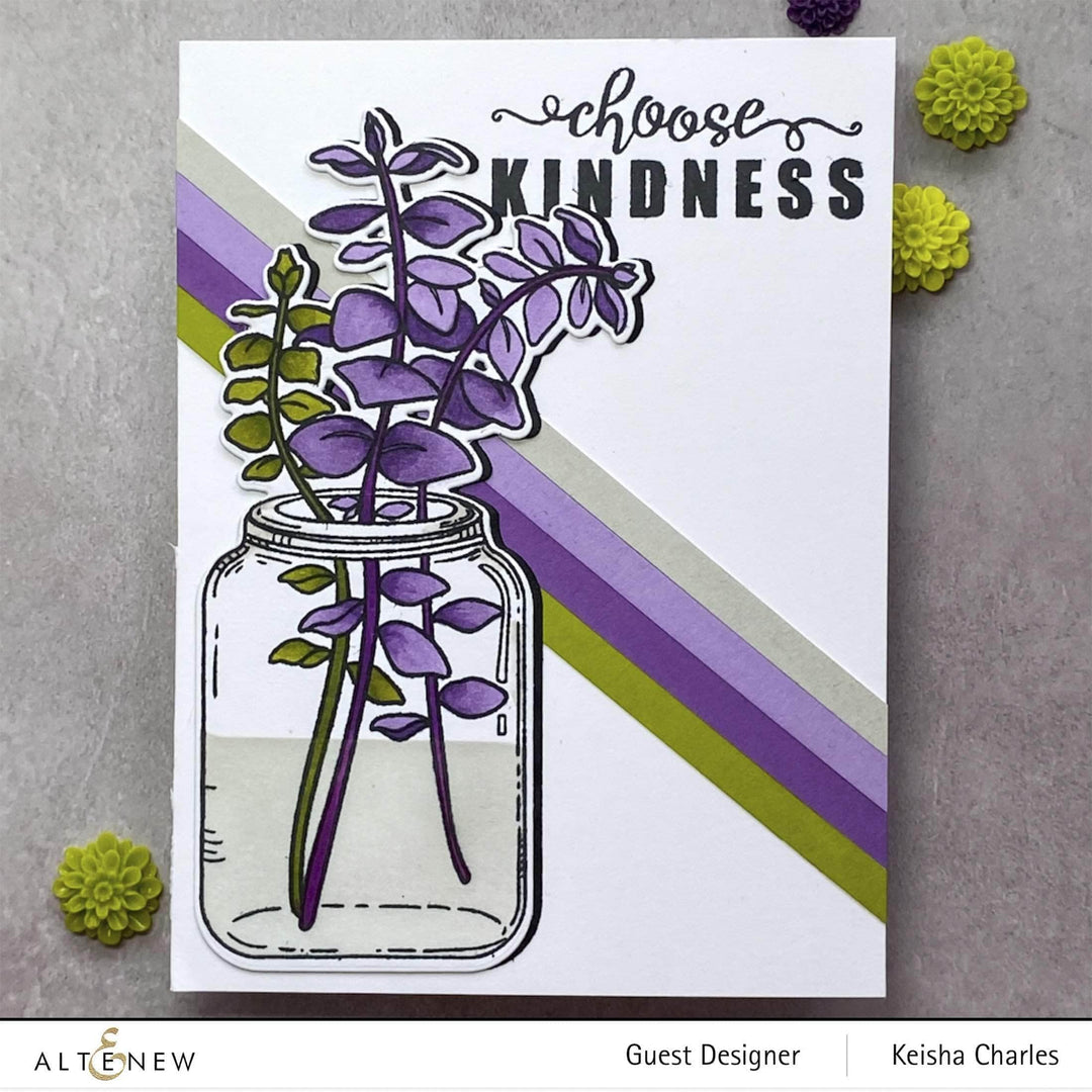 Photocentric Clear Stamps Eucalyptus Jar Stamp Set