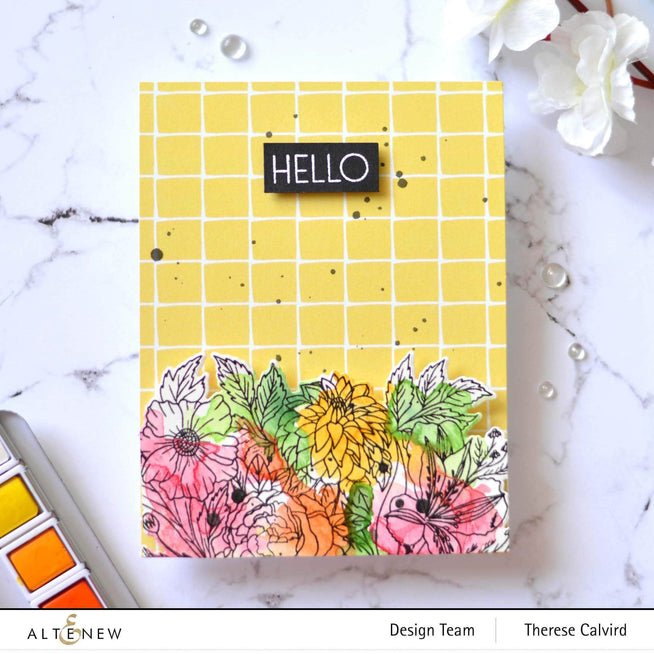 Photocentric Clear Stamps Exotic Garden Stamp Set
