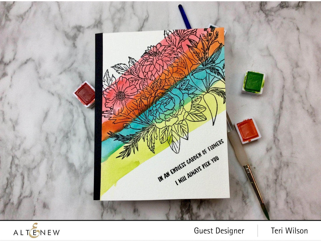 Photocentric Clear Stamps Exotic Garden Stamp Set