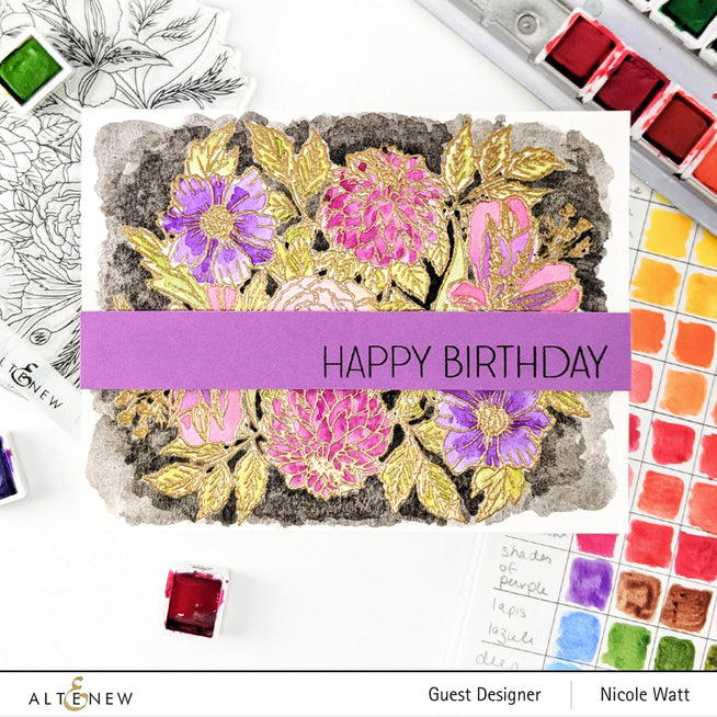 Photocentric Clear Stamps Exotic Garden Stamp Set