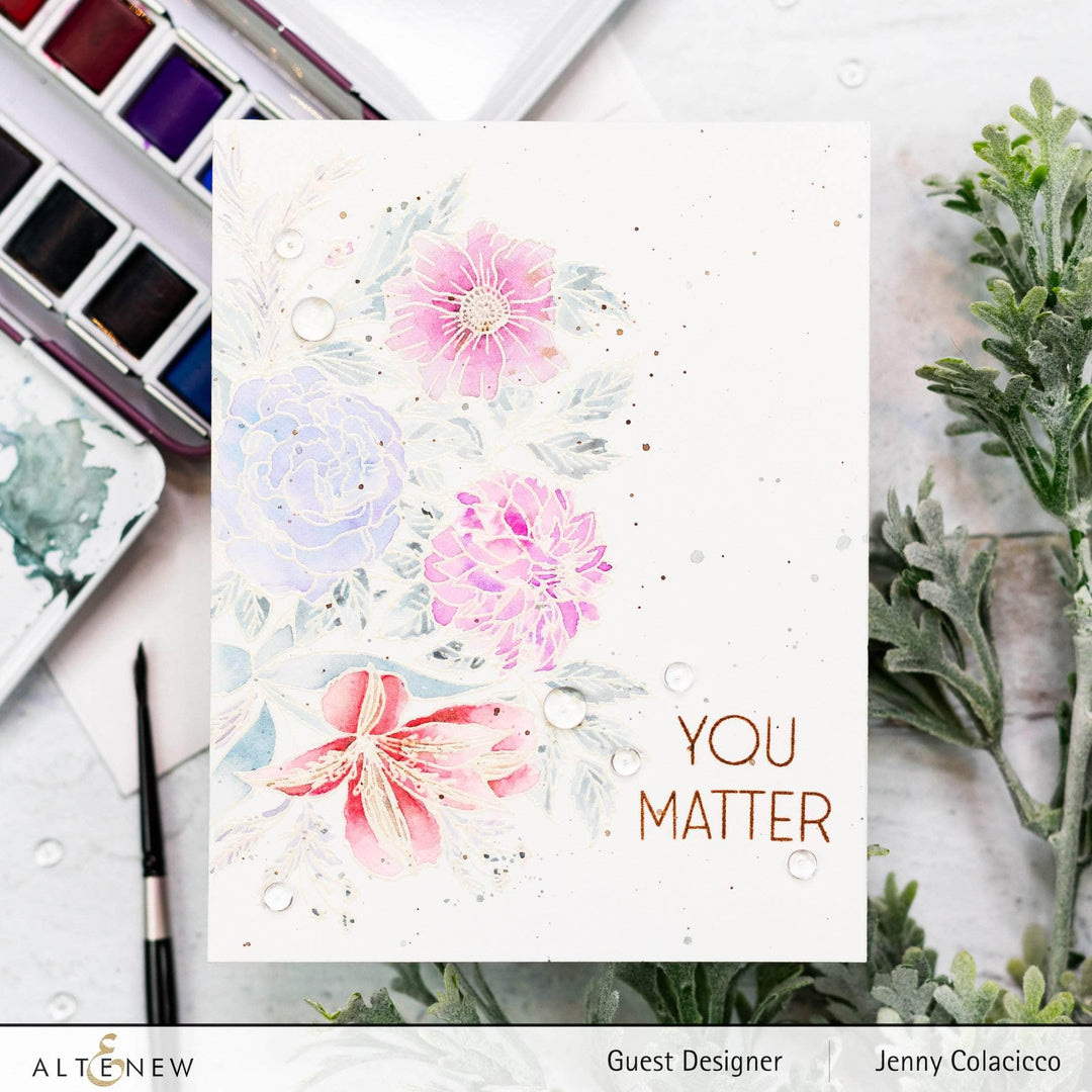 Photocentric Clear Stamps Exotic Garden Stamp Set
