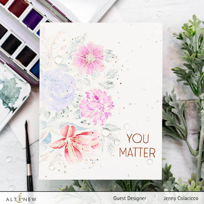 Photocentric Clear Stamps Exotic Garden Stamp Set