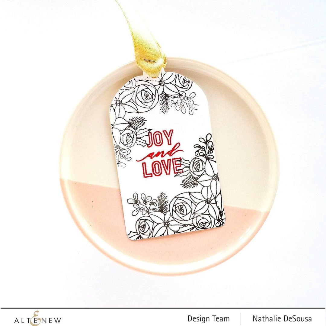 Z - Festive Floral Frame Stamp Set
