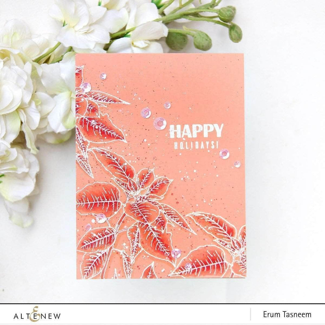 Photocentric Clear Stamps Festive Poinsettia Stamp Set