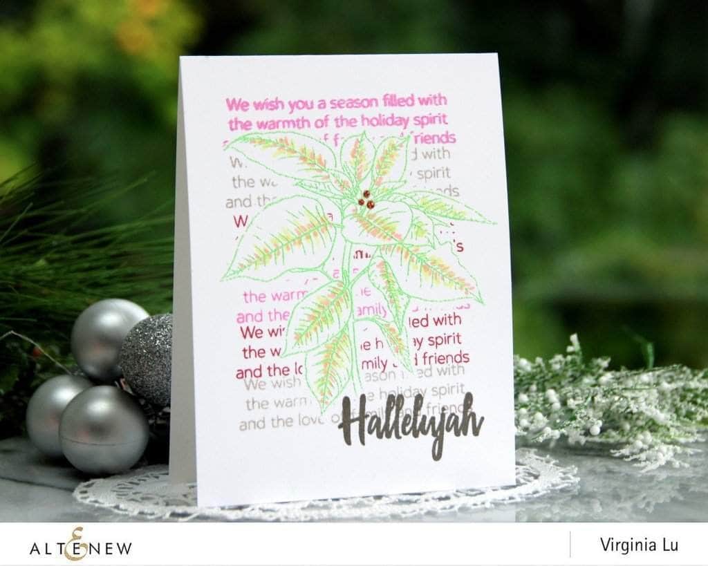 Z - Festive Poinsettia Stamp Set
