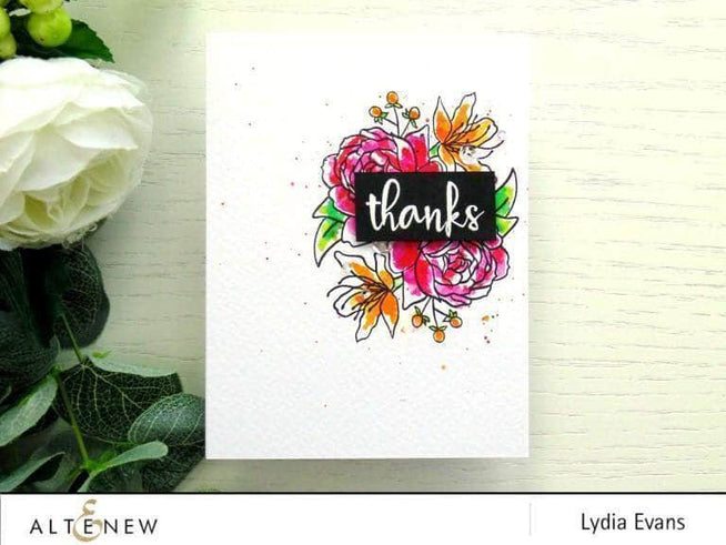 Photocentric Clear Stamps Floral Frame Stamp Set