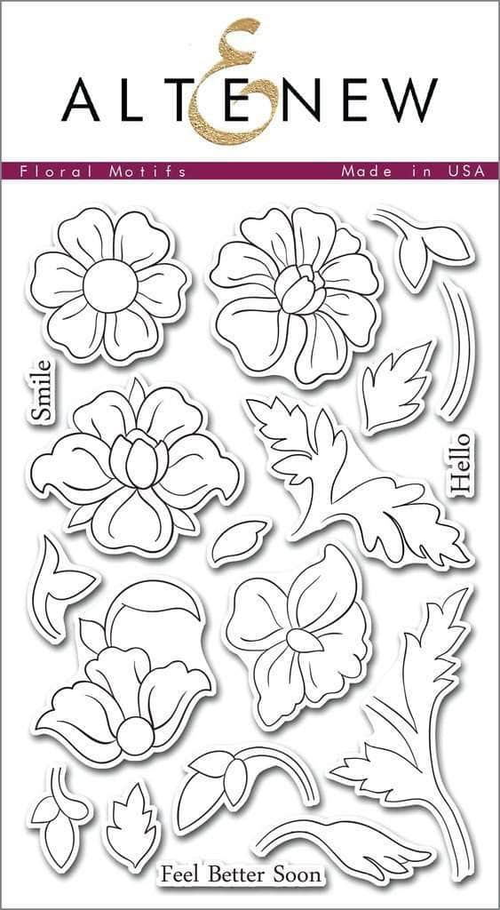 Photocentric Clear Stamps Floral Motifs Stamp Set