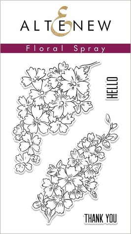 Photocentric Clear Stamps Floral Spray Stamp Set