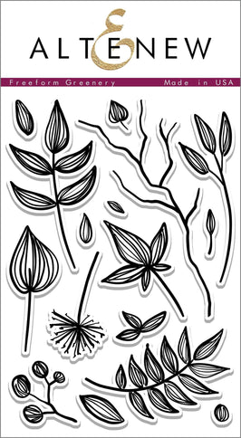 Photocentric Clear Stamps Freeform Greenery Stamp Set