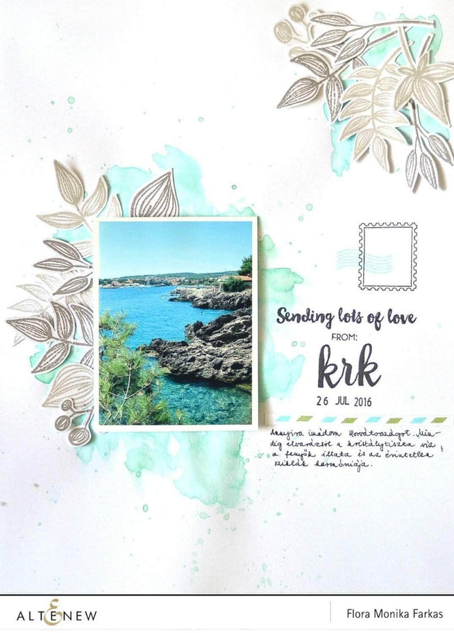Photocentric Clear Stamps Freeform Greenery Stamp Set