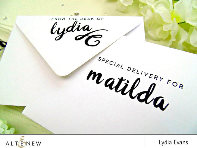 Photocentric Clear Stamps From The Desk Of Stamp Set