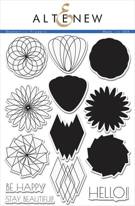 Photocentric Clear Stamps Z - Geometric Flowers Stamp Set