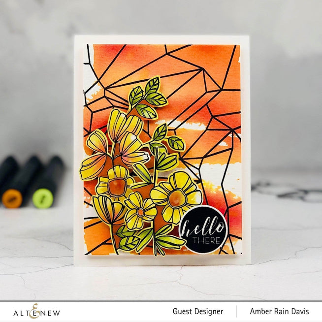 Photocentric Clear Stamps Z - Geometric Landscape Stamp Set