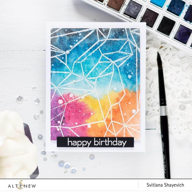 Photocentric Clear Stamps Z - Geometric Landscape Stamp Set