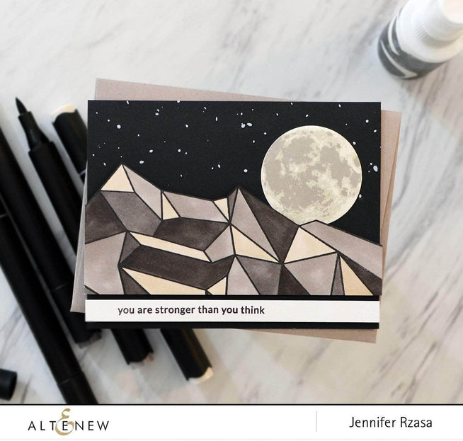 Photocentric Clear Stamps Z - Geometric Landscape Stamp Set