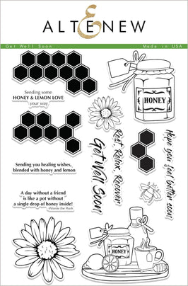 Photocentric Clear Stamps Get Well Soon Stamp Set